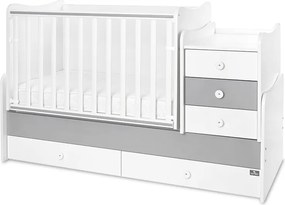 BED MAXI PLUS NEW 70/160 WHITE/STONE GREY