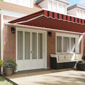 vidaXL Σκηνίτσα Αναδιπλούμενη 600 x 350 εκ πορτοκαλί και καφέ