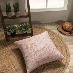 Μαξιλαροθήκη Διακοσμητική Δαπέδου Vicenza 06 Pink Teoran 65Χ65 Cotton-Polyester