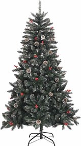 vidaXL Τεχνητό Χριστουγεννιάτικο Δέντρο με 150 LED Πράσινο 150 cm