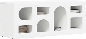 vidaXL Ντουλάπι TV ELST 100 x 35 x 40 εκ Λευκό Επεξεργασμένο ξύλο