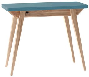 Τραπέζι Επεκτεινόμενο Envelope ENVELOPEEXT13 90x45x76/90x90x74,8cm Light Blue Mdf, Wood