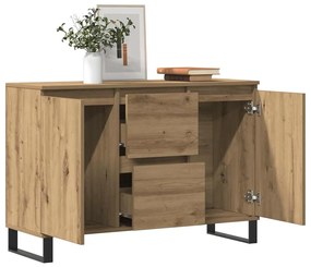 vidaXL Μπουφές Δρυς τεχνίτης 101,5 x 35 x 70 εκ. από Επεξεργασμένο Ξύλο