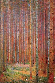 Αφίσα Gustav Klimt - Δάσος ελάτης