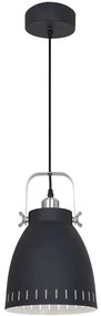 Φωτιστικό Οροφής Sansa 4126225 Φ21,5x186cm 1xE27 20W Black-Silver Bot Lighting