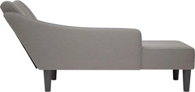 vidaXL Σαλόνι πολυθρόνας με δεξί μπράτσο Ύφασμα Taupe