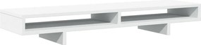 vidaXL Βάση Οθόνης Λευκή 100x27x15 εκ. από Επεξ. Ξύλο
