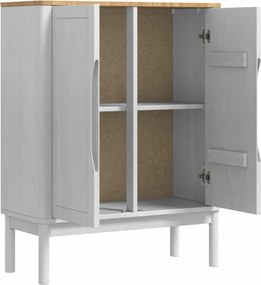 vidaXL Πλαϊνό γραφείο FLORO Λευκό 70 x 30 x 70,5 εκ.