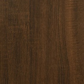 vidaXL Γραφείο Καφέ Δρυς 100x55x75 εκ. από Επεξεργασμένο Ξύλο