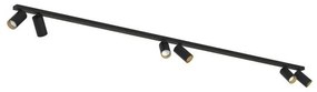 Σποτ Φωτιστικό Ράγας 6xGU10 10W IP20 Mono Nowodvorski 7770 Μαύρο-Χρυσό