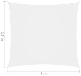ΠΑΝΙ ΣΚΙΑΣΗΣ ΟΡΘΟΓΩΝΙΟ ΛΕΥΚΟ 2,5 X 3 Μ. ΑΠΟ ΎΦΑΣΜΑ OXFORD 135260