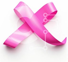 Intra Συλλεκτικό Ξύλινο Παζλ Plywood 4mm - Ροζ κορδέλα που συμβολίζει την ευαισθητοποίηση Σε Ξύλινο Κουτί - Διαστάσεις Puzzle: 10x10 cm – 25 κομμάτια