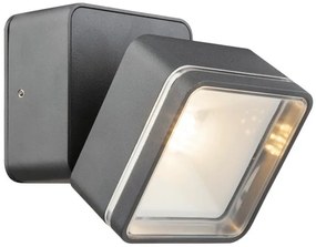 Απλίκα Φωτιστικό Τοίχου LED 6,4W Ανθρακί IP54 Κινητό Lissy 34300 Globo Lighting-34300-Ανθρακί 34300