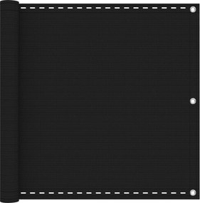 vidaXL Οθόνη Μπαλκονιού Ορθογώνιος 90 x 800 cm HDPE και Αλουμίνιο