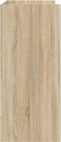 vidaXL Πίνακας DJ Sonoma Δρυς 82 x 45 x 102 εκ. Επεξεργασμένο Ξύλο