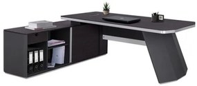 ΓΡΑΦΕΙΟ ΕΠΑΓΓΕΛΜΑΤΙΚΟ ΑΡΙΣΤΕΡΗ ΓΩΝΙΑ ROSEWOOD HM2112L 200X170X76Υ εκ.
