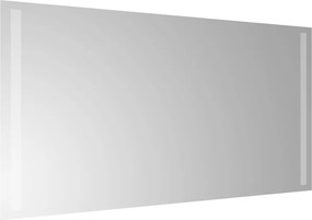 vidaXL Καθρέφτης Μπάνιου με LED 40x80 εκ.
