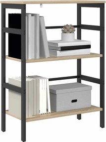 vidaXL Ράφι Βιβλίων Δρύς Sonoma 60 x 29,5 x 81 εκ Επεξεργασμένο ξύλο