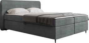 Επενδυμένο κρεβάτι Boho II-140 x 200-Γκρι