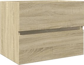 vidaXL Ντουλάπι Νιπτήρα Sonoma Δρυς 60x38,5x45 εκ. Επεξεργασμένο Ξύλο