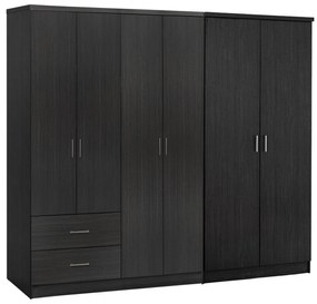 ΝΤΟΥΛΑΠΑ 6ΦΥΛΛΗ BLAKELY HM21235.01 ΜΕΛΑΜΙΝΗ ΧΡΩΜΑ ZEBRANO 201x43x181Υεκ