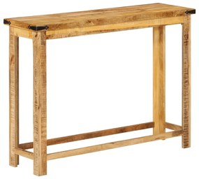 Τραπέζι Κονσόλα 100 x 30 x 75 εκ. από Μασίφ Ξύλο Μάνγκο - Καφέ