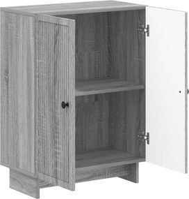 vidaXL Ντουλάπι Αποθήκευσης Μπάνιου EDE Γκρι Sonoma 59,5 x 31 x 80 εκ