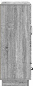 vidaXL Πλαϊνό γραφείο με συρτάρι Γκρι Sonoma 66 x 34,5 x 92 εκ.