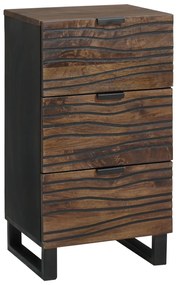vidaXL Ντουλάπα - 40x33.5x75 εκ. Στερεό ξύλο μάνγκο