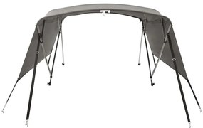 vidaXL Τέντα Σκάφους με 4 Αψίδες Τοιχώματα 243x(230-244)x137 εκ.