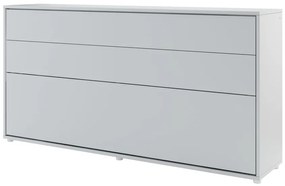 Σετ επίπλων Concept Pro Lenart AH144, Γκρι, Πλαστικοποιημένη μοριοσανίδα, Τάβλες για Κρεβάτι, 160x200, Ενιαίος, Με κρεβάτι, Με πρόσθετο εξοπλισμό
