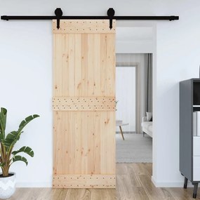 vidaXL Πόρτα NARVIK 85 x 210 εκ. από Μασίφ Ξύλο Πεύκου