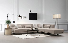 Corner Sofa Bentley Corner (L3-C-O1-PUF) Beige