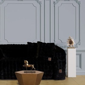 Ριχτάρι 3938 Black Greenwich Polo Club Τριθέσιο 180x300cm Πολυέστερ