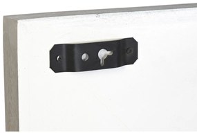Τοίχο καθρέφτη DKD Home Decor Λευκό Σύγχρονη Ρόμπος 154 x 4 x 94 cm