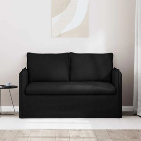 vidaXL Καναπές Μαύρο 136 x 82 x 85 εκ ύφασμα