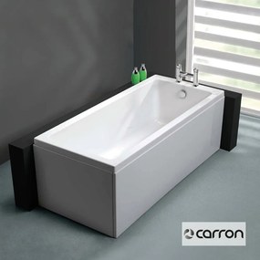 CARRON Quantum Carronite Μπανιέρα ακρυλική με υδρομασάζ WHITE 285LT