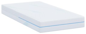 vidaXL Στρώματα Λευκό 80 x 160 cm 100% ύφασμα πολυεστέρα με τζακάρ