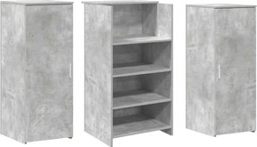 vidaXL Γραφείο υποδοχής 135x50x103,5 εκ. Επεξεργασμένο Ξύλο