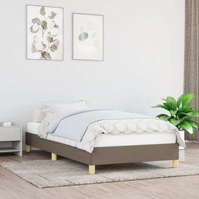 ΠΛΑΙΣΙΟ ΚΡΕΒΑΤΙΟΥ TAUPE 90X200 ΕΚ. ΥΦΑΣΜΑΤΙΝΟ 346790