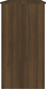 vidaXL Γραφείο Καφέ Δρυς 80 x 40 x 75 εκ. από Επεξεργασμένο Ξύλο