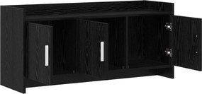 vidaXL Ντουλάπι TV 102 x 33 x 47 εκ Μαύρη Δρυς Επεξεργασμένο Ξύλο