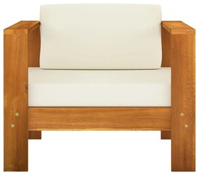 vidaXL Σετ Σαλόνι Κήπου 9 Τεμαχίων με Μαξιλάρια 100x60 εκ. από Ξύλο Ακακίας