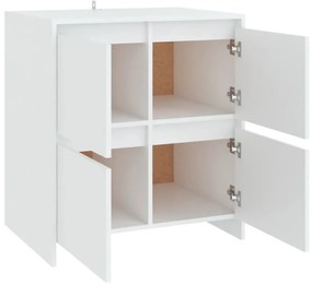 vidaXL Μπουφές Λευκός 70x41x75 εκ. από Επεξεργασμένο Ξύλο