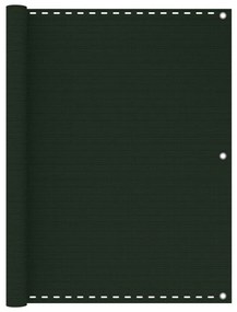 Διαχωριστικό Βεράντας Σκούρο Πράσινο 120 x 300 εκ. από HDPE - Πράσινο