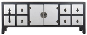 Τραπέζι Τηλεόρασης με Συρτάρια DKD Home Decor Ανατολικó Ξύλο MDF (130 x 24 x 51 cm)