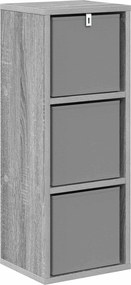 vidaXL Πλαϊνό γραφείο Γκρι Sonoma 25,5 x 22 x 69,5 εκ