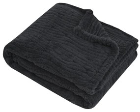 Κουβέρτα Καναπέ Fleece (130x160) S-F Columbia Anthracite P2C684003