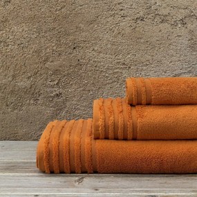 Πετσέτα Vista Dark Orange Nima Face 50x100cm 100% Cotton