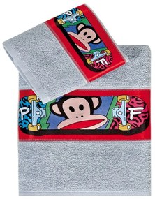 Πετσέτες Παιδικές Paul Frank 44 (Σετ 2τμχ) Grey Kentia Σετ Πετσέτες 70x125cm 100% Βαμβάκι